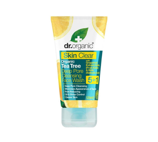 DR ORGANIC Skin Clear Face Wash 125 Ml