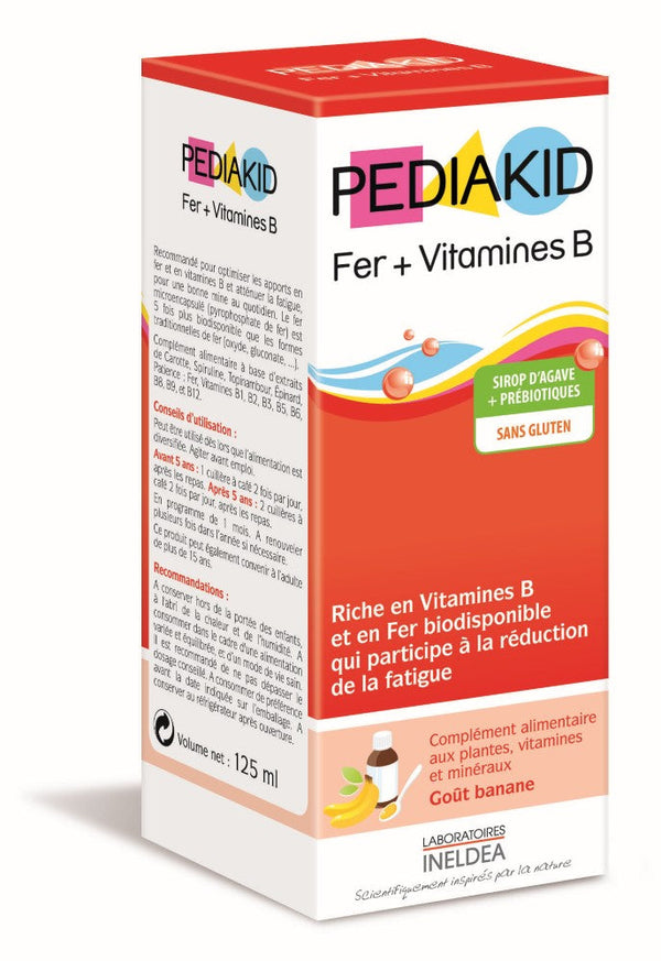 PEDIAKID Fer+Vitamines B 125ml