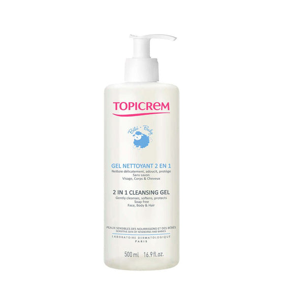 TOPICREM Baby 2 In 1 Cleansing Gel 500ml