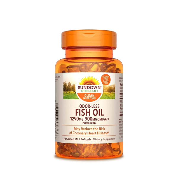 SUNDOWN Fish Oil Omega 3-1290 mg 72 softgel