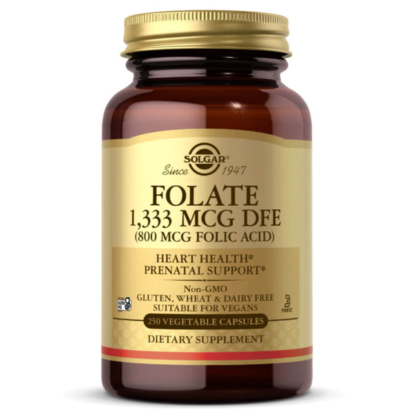 SOLGAR Folate 1,333 Mcg Dfe (800 Mcg Folic Acid)