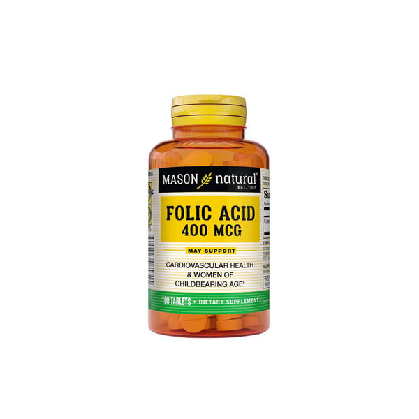 MASON Folic Acid 400 Mcg - 100 Tablets