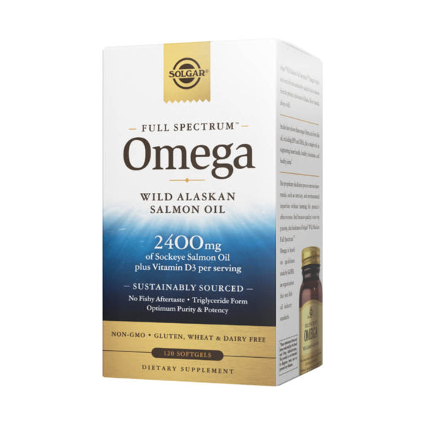 SOLGAR Full Spectrum Omega 2400Mg 120 Softgels