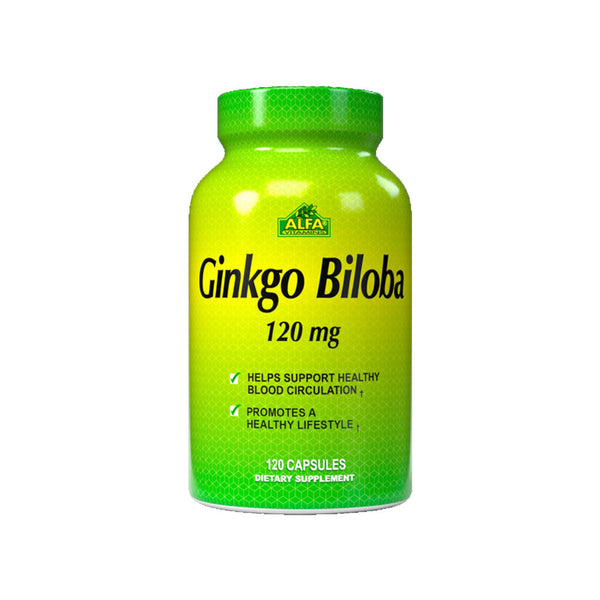 ALFA VITAMINS Ginkgo Biloba - 60 Capsules