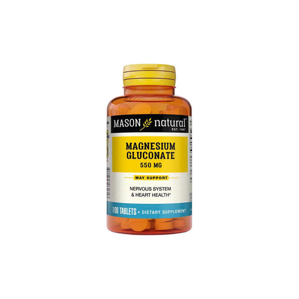 MASON Magnesium Gluconate 550 Mg - 100 Tablets