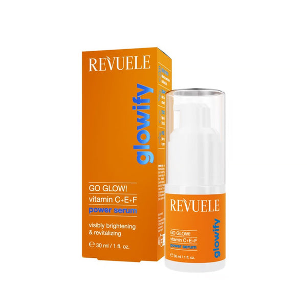 REVUELE Go Glow! Power Serum Vitamin C+E+F 30ml