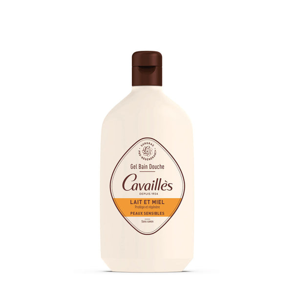 CAVAILLES Bath & Shower Gel â€“ Milk And Honey 1L