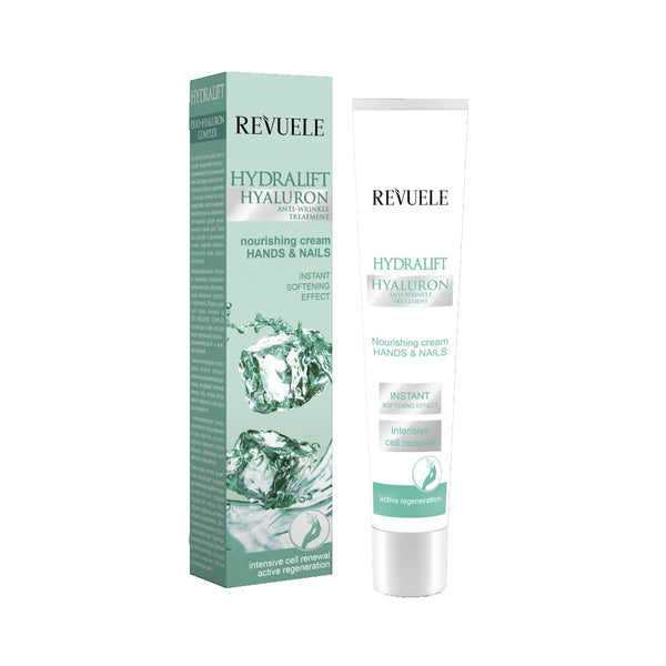 REVUELE Hydralift Hyaluron Hands & Nails Nourishing Cream Instant Softening Effect