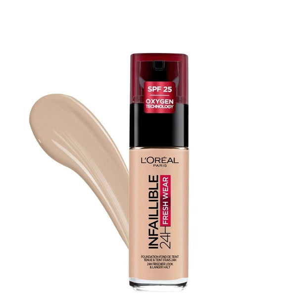 L'OREAL PARIS Infaillible 24H Fresh Wear Foundation 25 Rose Ivory