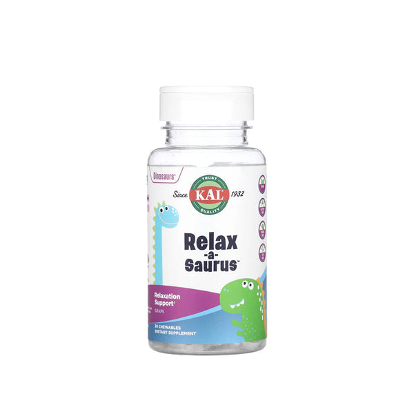 KAL Relax-a-Saurus Kids Chewables 30caps