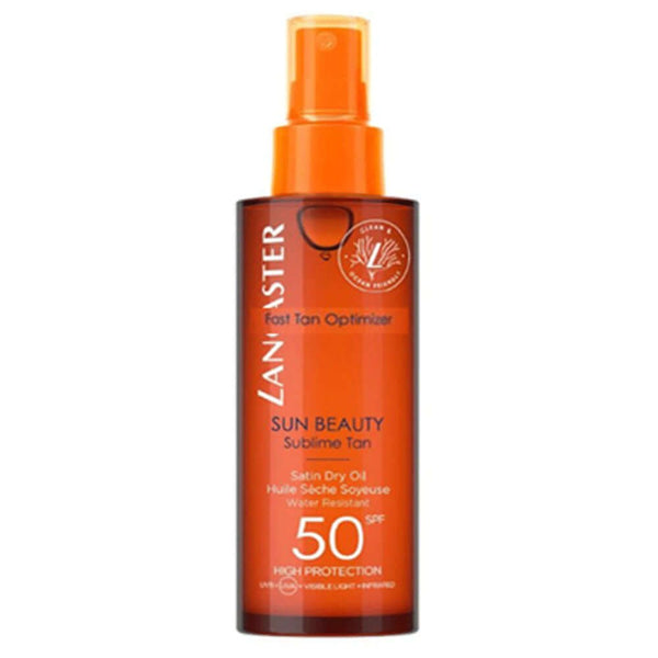 LANCASTER Sun Beauty Fast Tan Satin Dry Oil Spf50 150ml