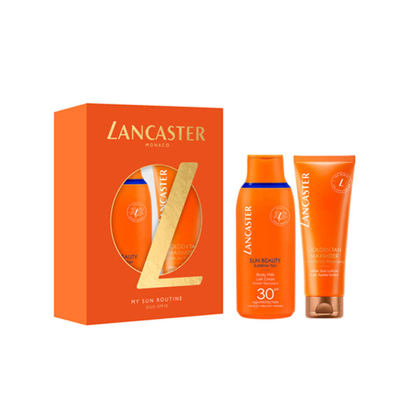 LANCASTER Coffret Body Milk (Spf30 175ml+Golden Tan Maximizer 125ml) Sp24