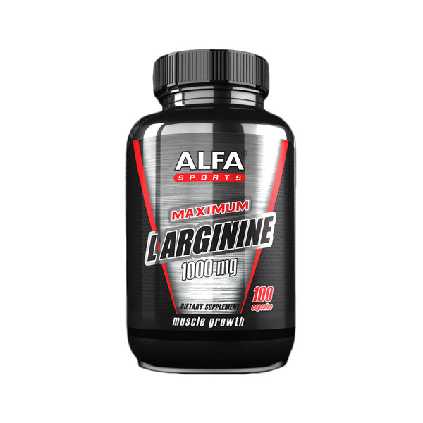 ALFA SPORTS Maximum L-Arginine 1000Mg - 100 Capsules