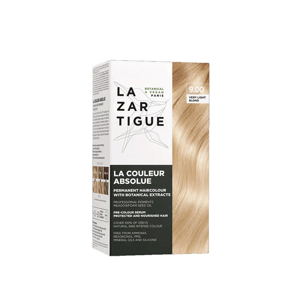 LAZARTIGUE Couleur Absolue- Very Light Blond 9.00 (Permanent Haircolour With Botanical Extracts)