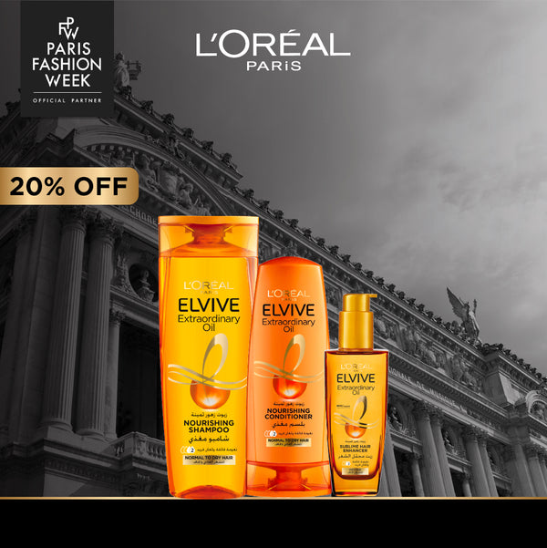 L'OREAL PARIS Elvive Ex Oil Bundle: Shampoo + Conditioner + Serum