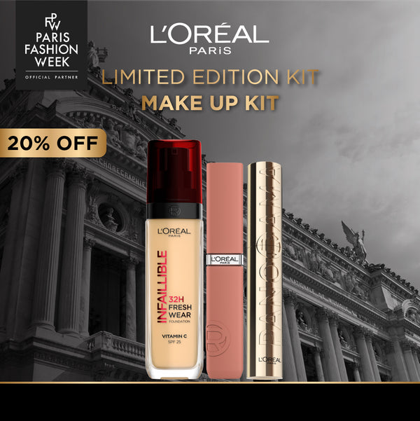 L'OREAL PARIS Make Up Kit: Matte Resist + Panorama Mascara + Freshwear Foundation