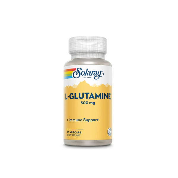 SOLARAY L-Glutamine 500mg Free-Form Amino Acid
