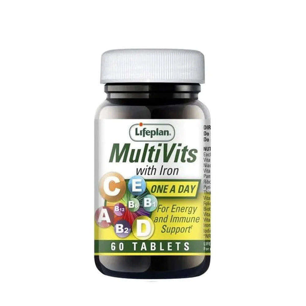 LIFEPLAN Multivitamins With Iron 60 Tab