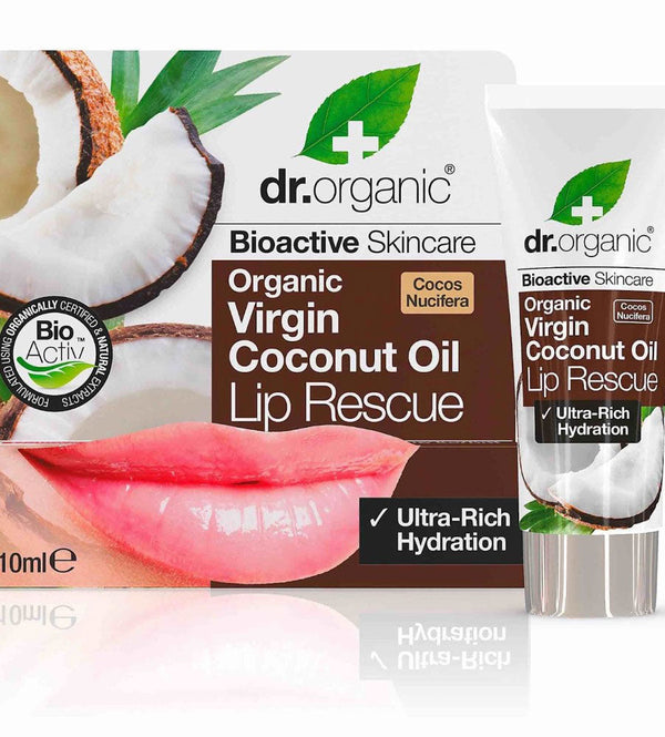 DR ORGANIC Virgin Coconut Oil Lip Rescue Serum 10 Ml