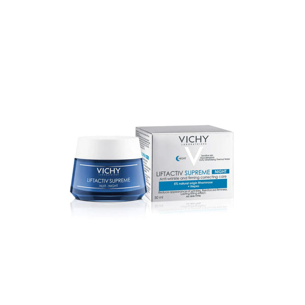 VICHY Liftactiv Supreme Anti Aging Face Moisturizer Night Cream With Vitamin C 50ml