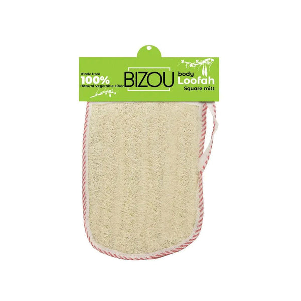 BIZOU Loofah Square Mitt