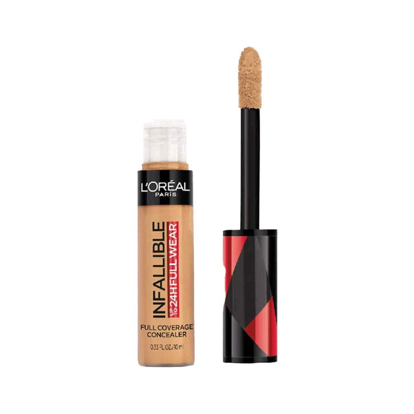 L'OREAL PARIS Infaillible Full Wear Concealer- Waterproof, Full Coverage, Makeup 337 Almond