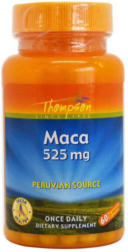 THOMPSON Maca 525Mg - 60 Capsules Vegetarian