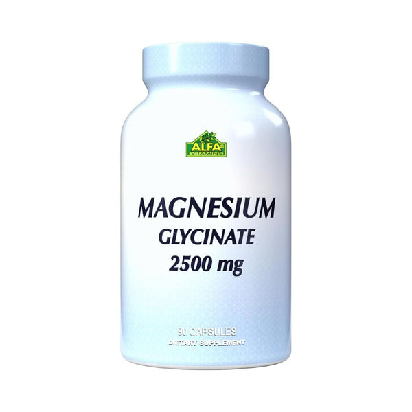 ALFA VITAMINS Magnesium Glycinate 2500mg 90caps