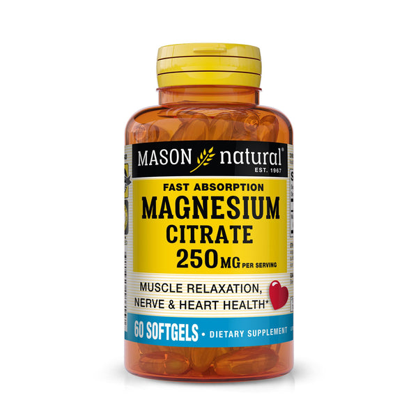 MASON Magnesium Citrate 250mg 60softgels