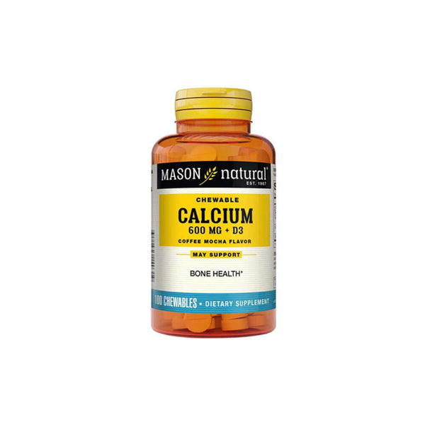 MASON Calcium 600 + Vitamin D3 Chewable - 100 Chewables