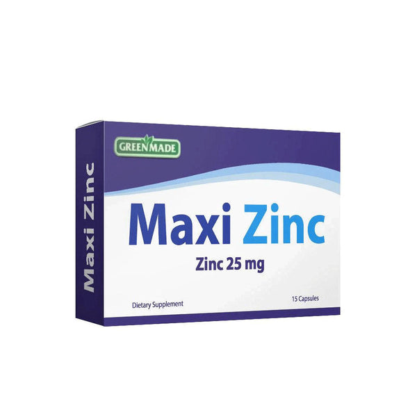 GREENMADE Maxi Zinc 25mg 15cp