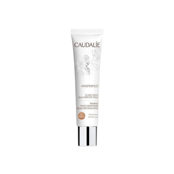 CAUDALIE Vinoperfect Radiance Tinted Moisturizer Broad Spectrum Spf20 - Medium 40ml