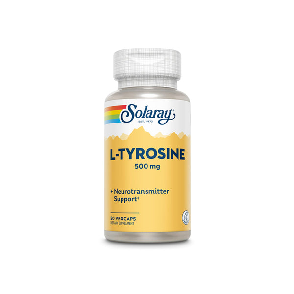 SOLARAY L-Tyrosine 500mg Free-Form Amino Acid