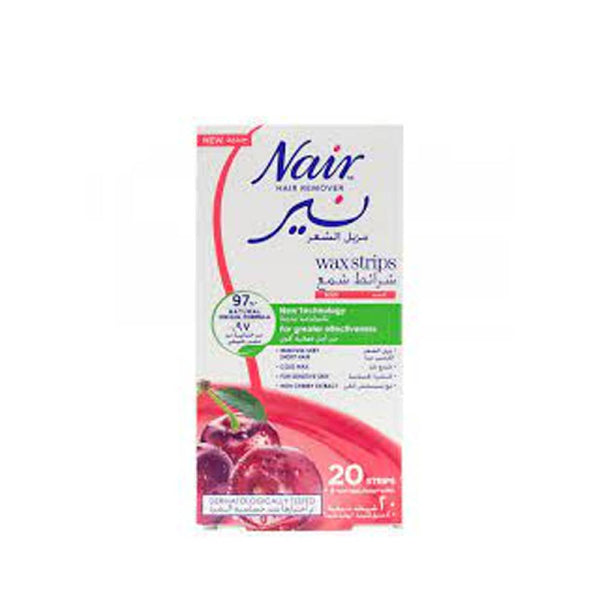 NAIR Body Wax Strips Cherry 20S