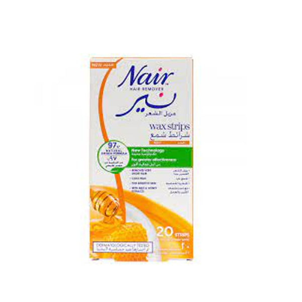 NAIR Body Wax Strips Milk&Honey 20S