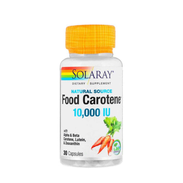 SOLARAY Natural Source Food Carotene 10,000 IU