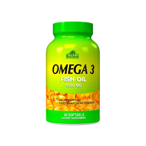 ALFA VITAMINS Alfa Vitamin Omega 3 Fish Oil 1000Mg - 60 Softgels