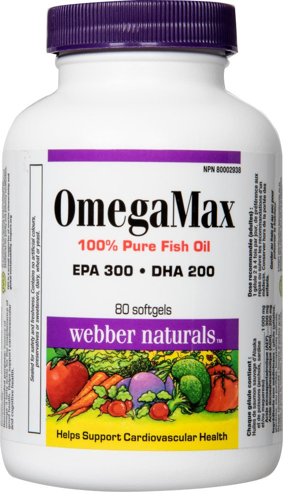 WEBBER NATURALS Omegamax - 80 Softgels