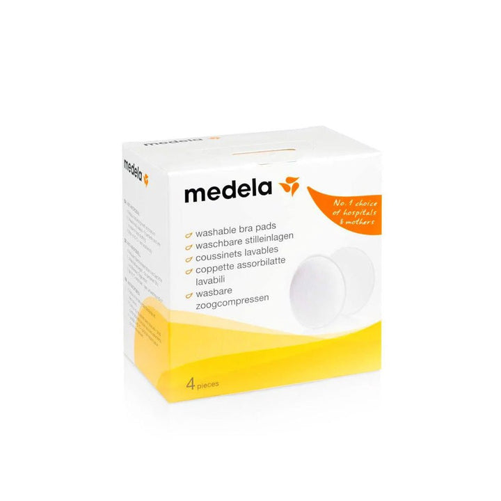 MEDELA Safe & Dry Washable Bra Pads - 2pairs/Box