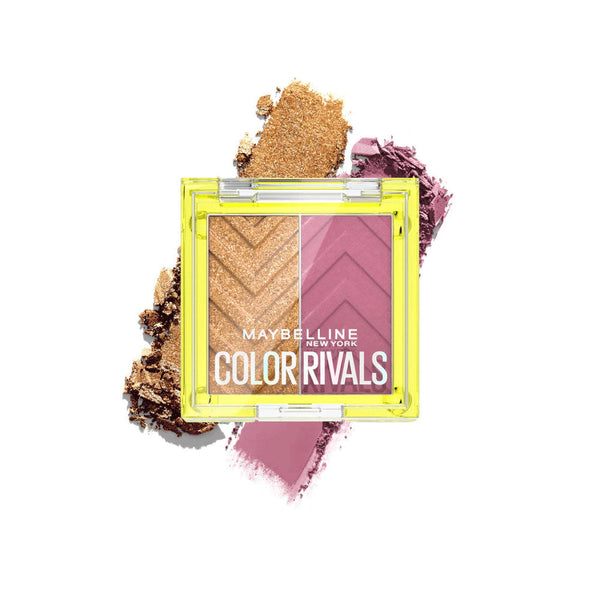 MAYBELLINE New York Color Rivals Duo Eyeshadow Palette Assertive & Coy (7.56*30)