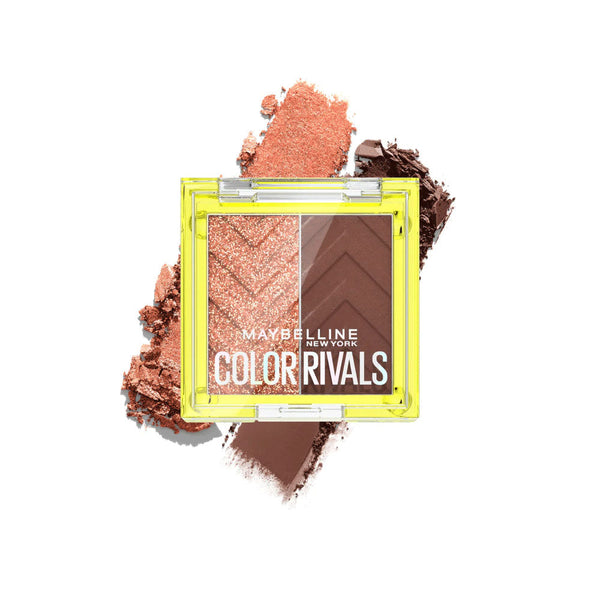 MAYBELLINE New York Color Rivals Duo Eyeshadow Palette Spicy & Suave (7.56*30)