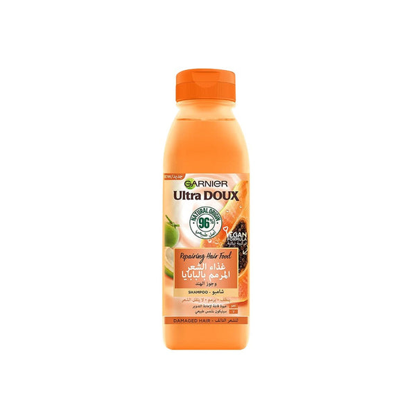 GARNIER Ultra Doux Vegan Hair Food Papaya & Amla Damaged Hair Shampoo