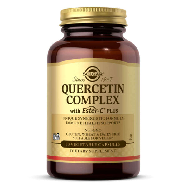 SOLGAR Quercetin Complex With Ester-C Plus 50Vegetables Caps