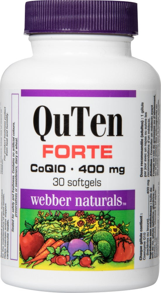 WEBBER NATURALS Quten Forte 400Mg - 30 Softgels