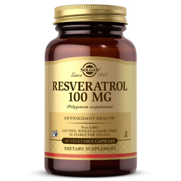 SOLGAR Resveratrol 100 Mg