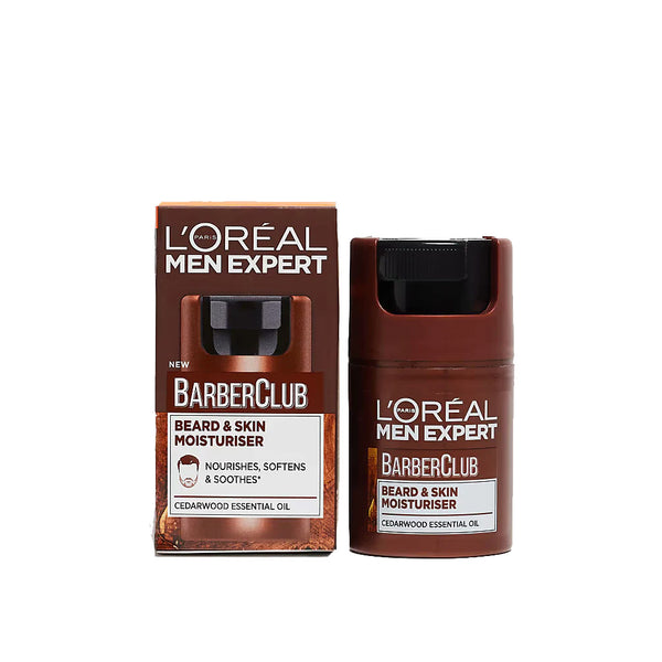 L'OREAL PARIS  Men Expert Barber Club Short Beard and Face Moisturiser 50ml