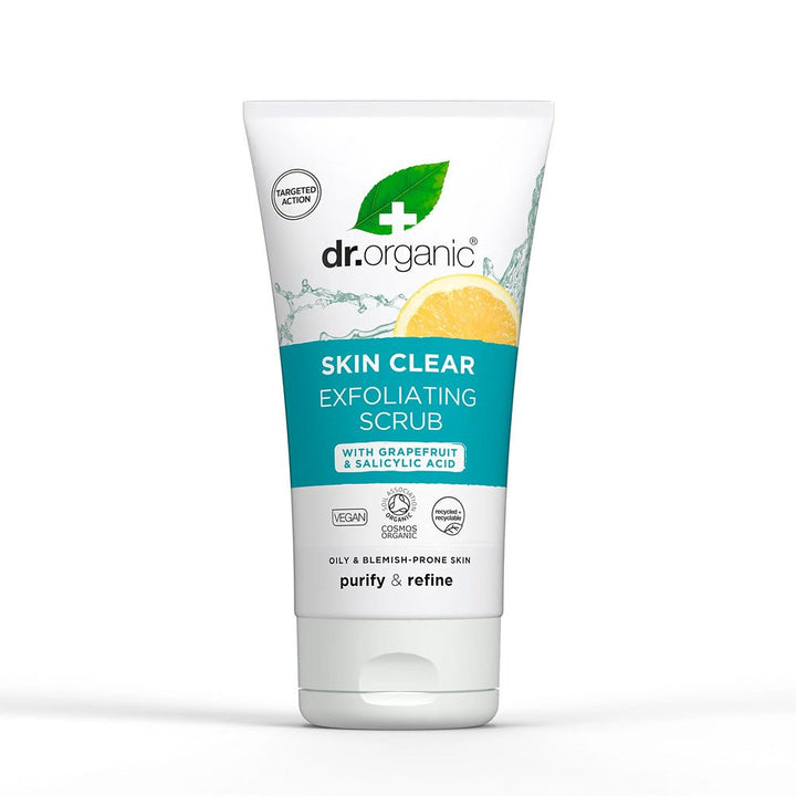 DR ORGANIC Skin Clear Efoliating Face Scrub 150 Ml