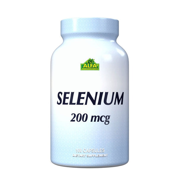 ALFA VITAMINS Selenium 200mcg 100caps