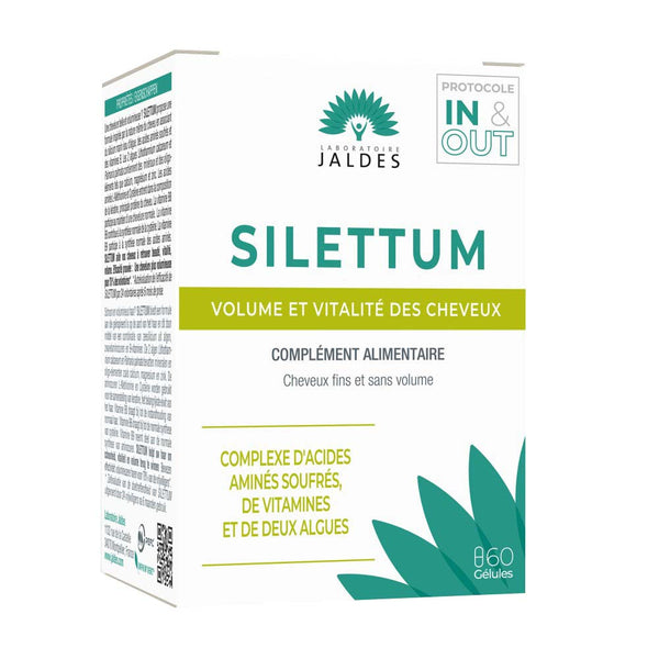 JALDES Silettum Volume Et Vitalite Des Cheveux 60Caps