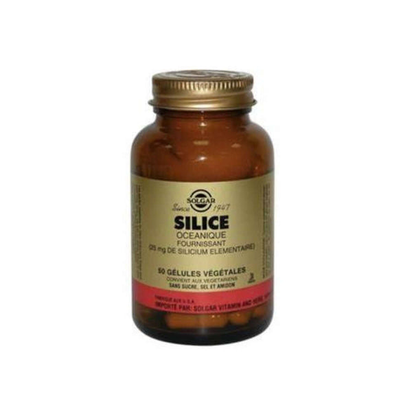 SOLGAR Silice Oceanique (Silica) 25 Mg 60 Gelules Vegetales